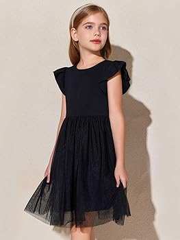 Amazon.com: Haloumoning Girls Tutu Dress Ruffle Short Sleeve